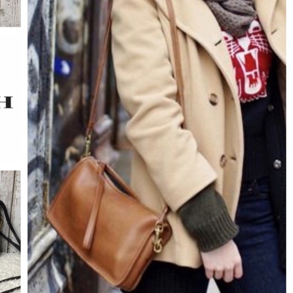 Coach Vintage Basic Clutch Bag British Tan Zipper Needs Repair - Picture 9 of 9